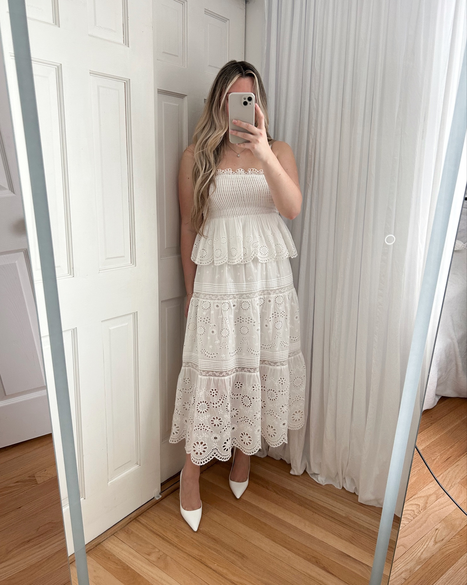 Spring outfit, summer outfit, white outfit, white heels- wearing size small in top and skirt 🤍🐝

#LTKSaleAlert #LTKFindsUnder100 #LTKStyleTip