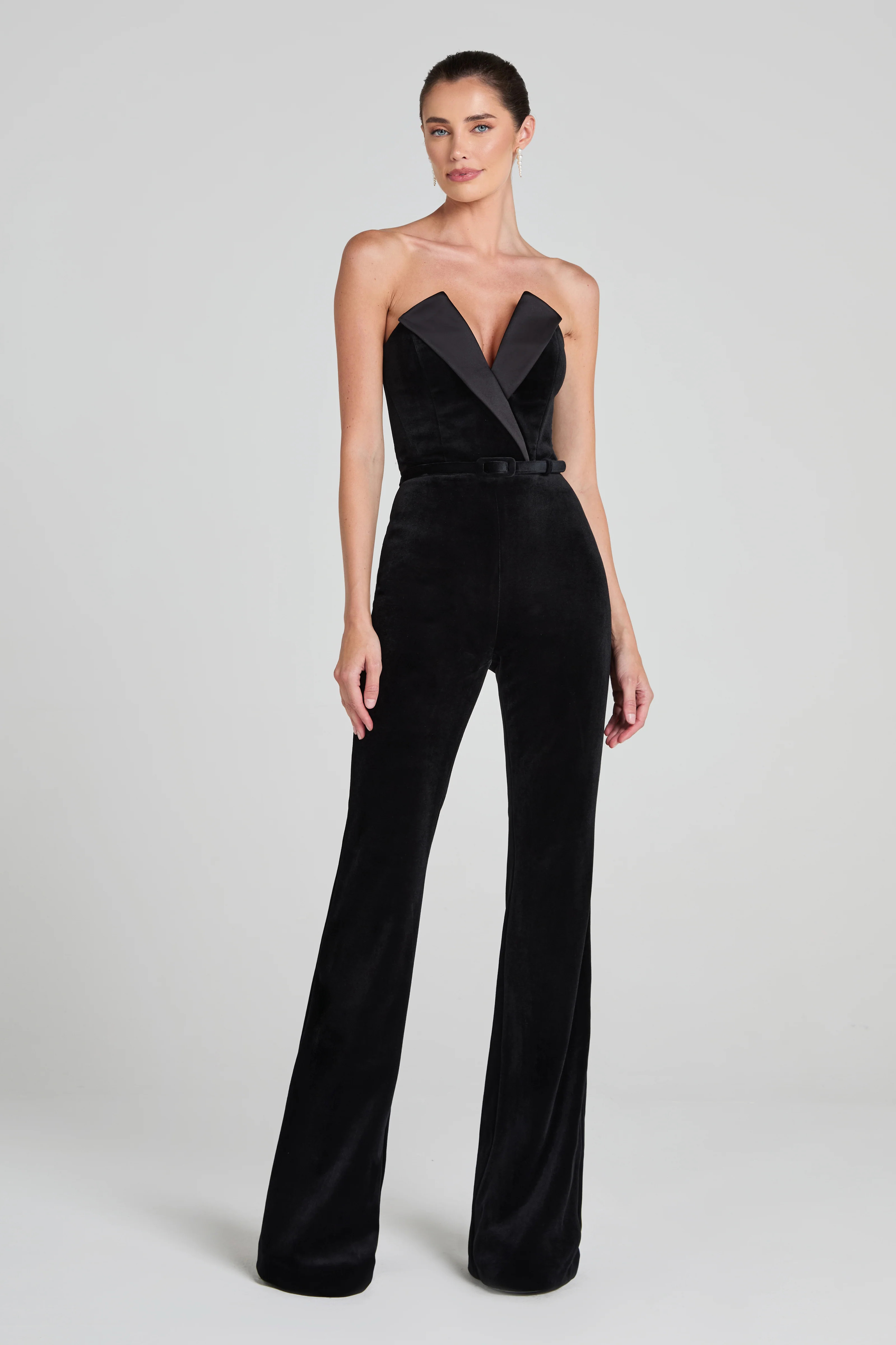 Vivianne Black Jumpsuit | Nadine Merabi