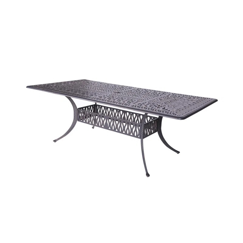 Annecorinne Rectangular Aluminum Outdoor Dining Table | Wayfair North America