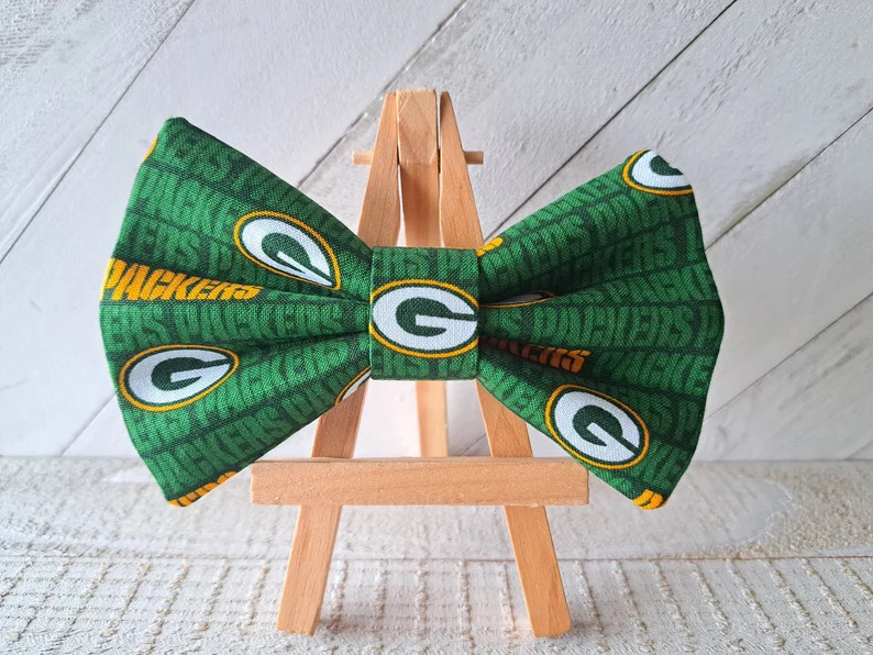 Green Bay Packers, Bow Tie, Hair Bow, Men's Bow Tie, Boys Bow Tie, Pet Bow Tie, Bow Tie Black Nec... | Etsy (US)