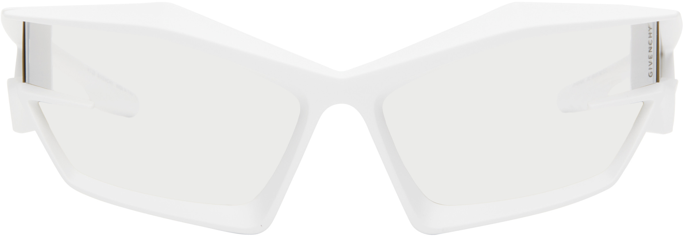 Givenchy White Giv Cut Sunglasses | SSENSE