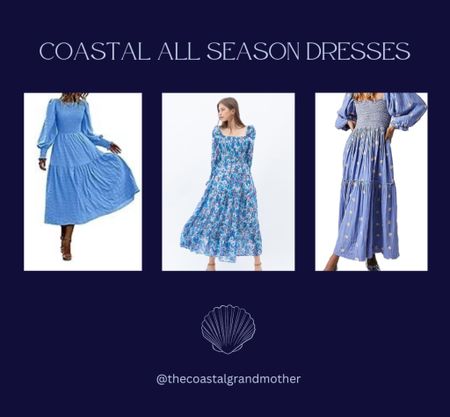 Coastal dresses that are appropriate for all seasons! 

#coastal #coastalfashion 

#LTKSpringSale #LTKfindsunder50 #LTKfindsunder100