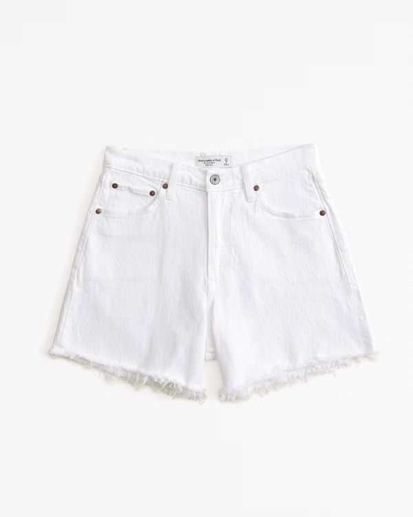 Curve Love High Rise Dad Short | Abercrombie & Fitch (US)