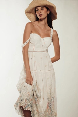 ASTR The Label 100% Cotton Pellagia Midi Dress | Anthropologie (US)