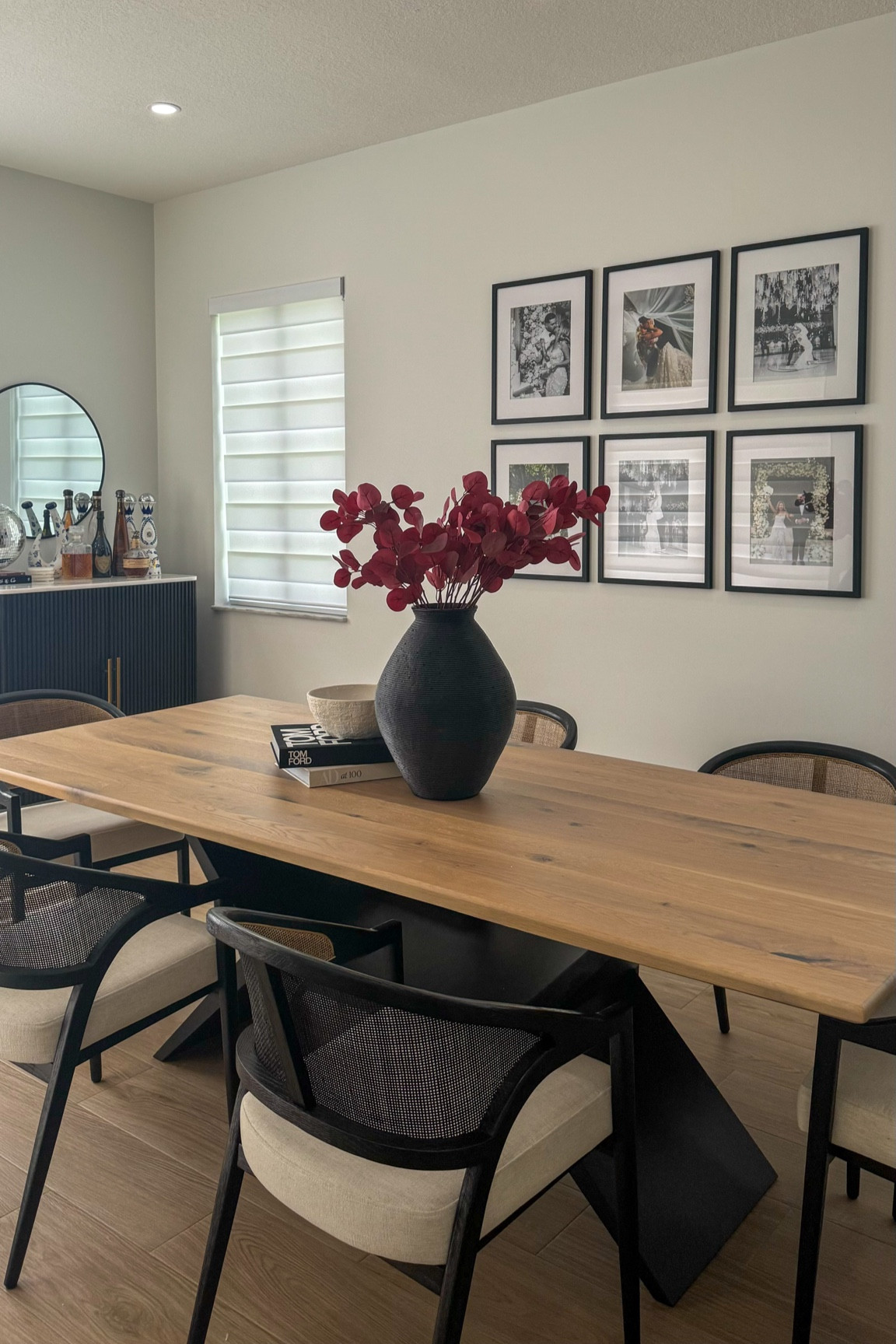 Fall vibes 🍂 I love this from Amazon, also comes in lighter color if your house is more neutral. The leaves I got at home goods but I linked similar ones below as well as everything in my dinning room 🫶🏼

#LTKHoliday #LTKSeasonal #LTKHome