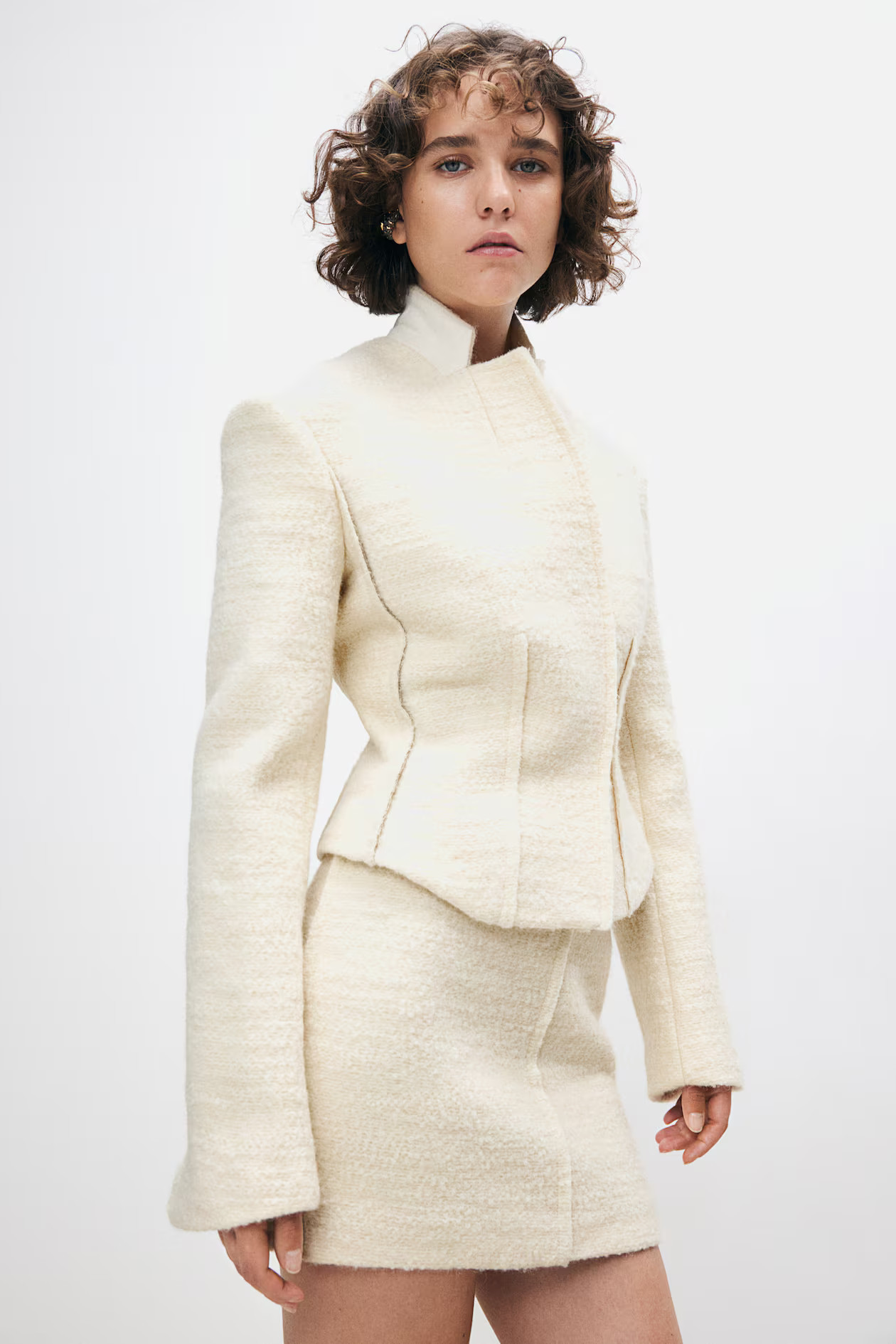 Minifalda en mezcla de lana | H&M (FR, IT, ES, PT, BE)