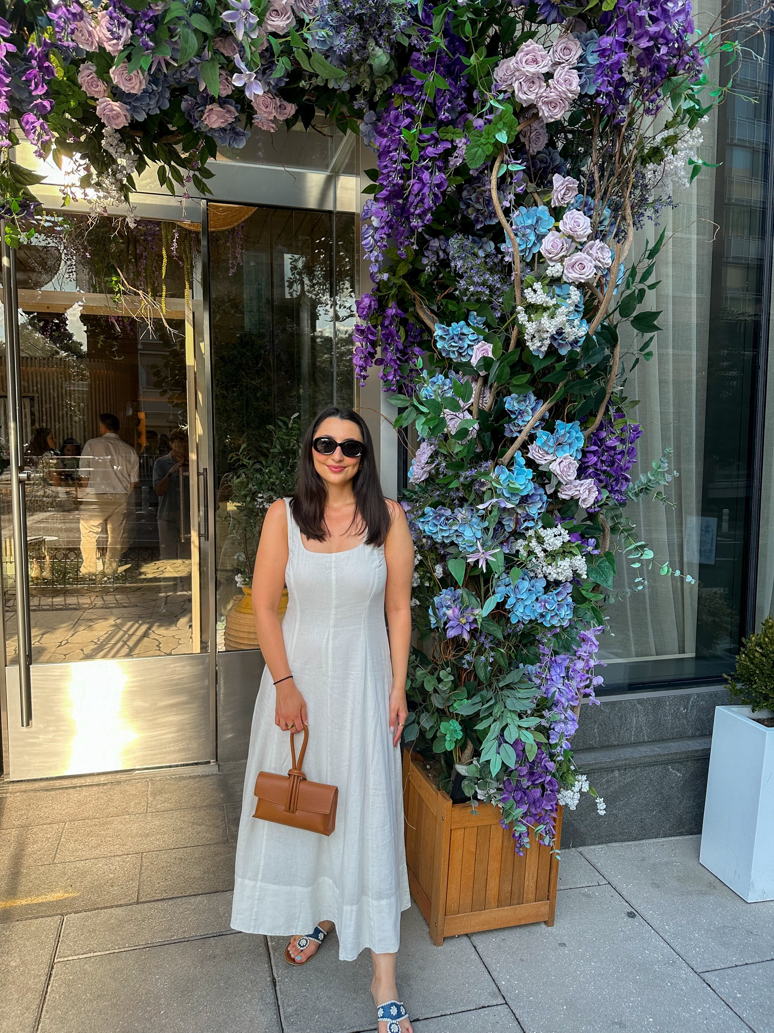 The queen of all white linen dresses and my go to dinner outfits #HowyouwearGAP 

#LTKfindsunder100 #LTKsalealert #LTKtravel