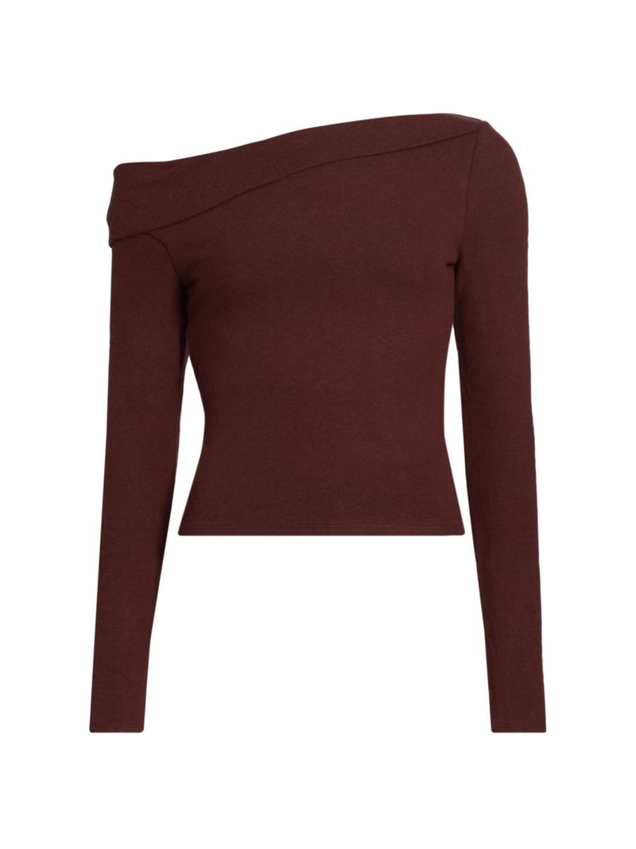 Elio One-Shoulder Knit Top | Saks Fifth Avenue