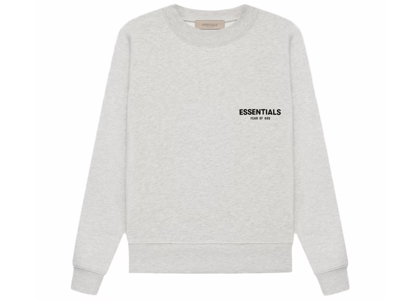 Fear of God Essentials Crewneck (SS22) Light Oatmeal | StockX