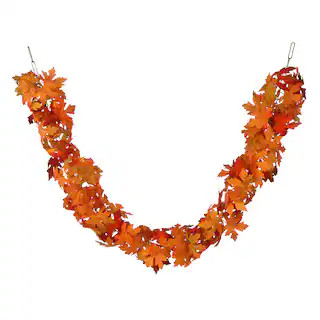 6ft. Orange Maple Leaf Chain Garland by Ashland® | Michaels | Michaels Stores