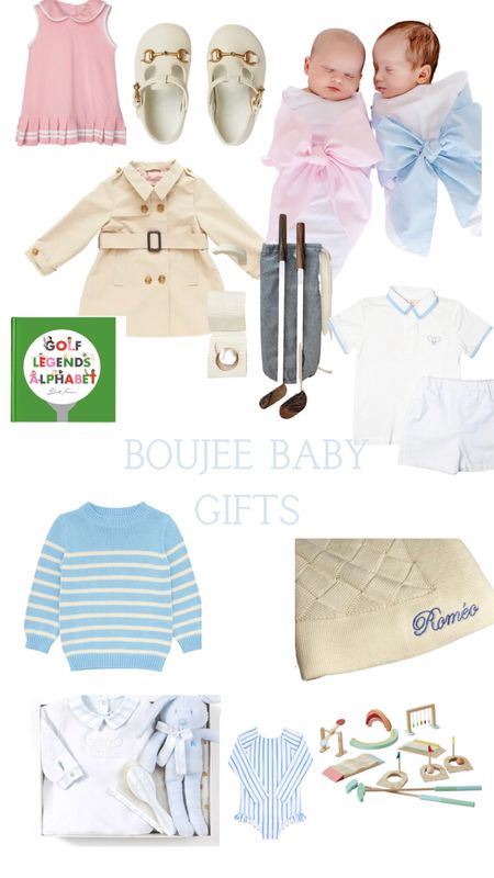 These boujee baby gifts are perfect for spring and summer. 

#LTKkids #LTKGiftGuide #LTKSeasonal