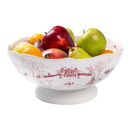 Country Estate Winter Frolic Centerpiece Bowl | Wayfair North America