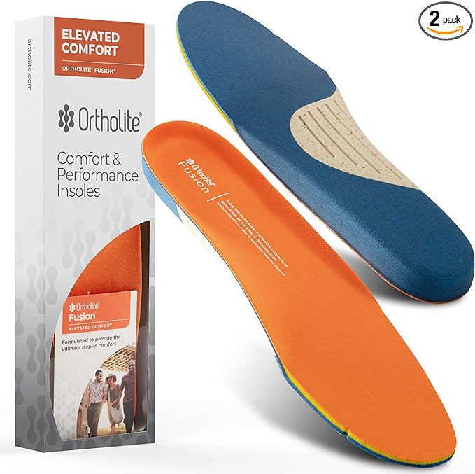 Fusion Elevated Comfort Shoe Trim-to-Fit Insert - Proprietary Two-Layer Memory Foam System Design... | Amazon (US)
