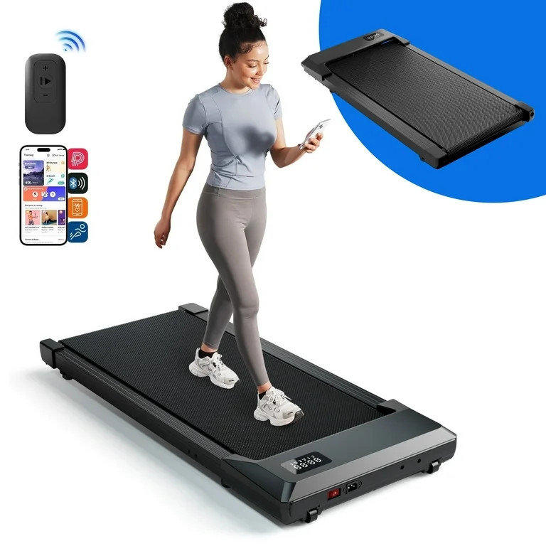 MJWW Walking Pad Treadmill with Remote Control,Under Desk Treadmill for Home&Office, 250 lbs Weig... | Walmart (US)