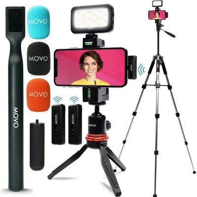 Movo iVlogger Wireless Vlogging Kit with Fullsize Tripod for iPhone | Target
