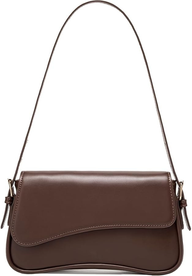 SYXLCYGJ Underarm Shoulder Bag for Women Trendy Purse Vegan Leather Hobo Handbags Clutch Crossbod... | Amazon (US)