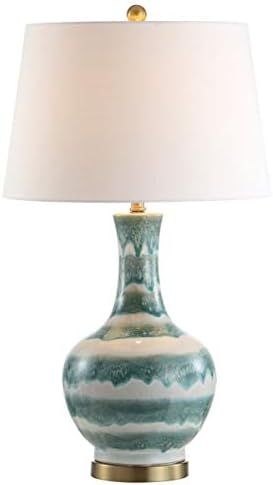 JONATHAN Y JYL3054A Tucker 30.5" Striped Ceramic/Metal LED Table Lamp Contemporary Transitional B... | Amazon (US)