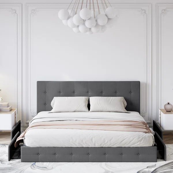 Silvester Upholstered Storage Bed | Wayfair North America