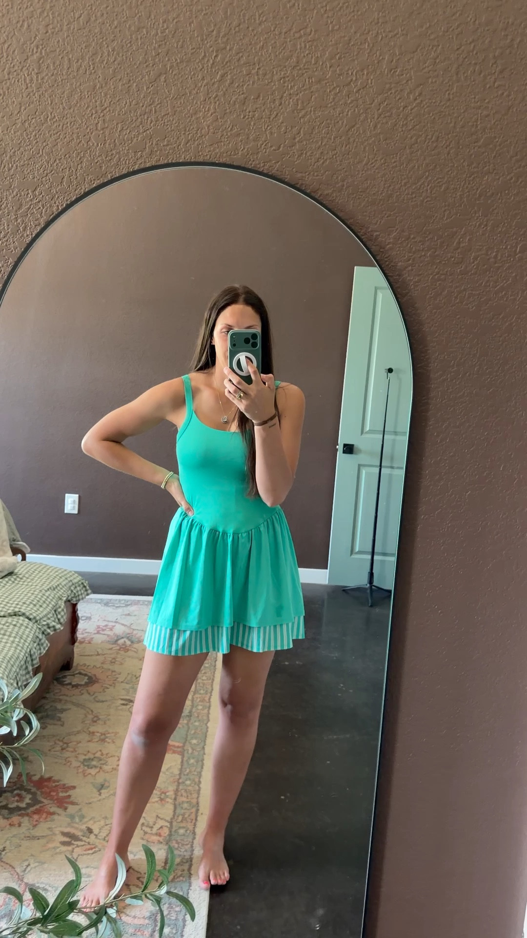 The cutest double layer athletic dress! The shorts have grips too so they don’t ride up! So comfy. I’m in a small! 

#LTKTall #LTKmomlife #LTKMidsize