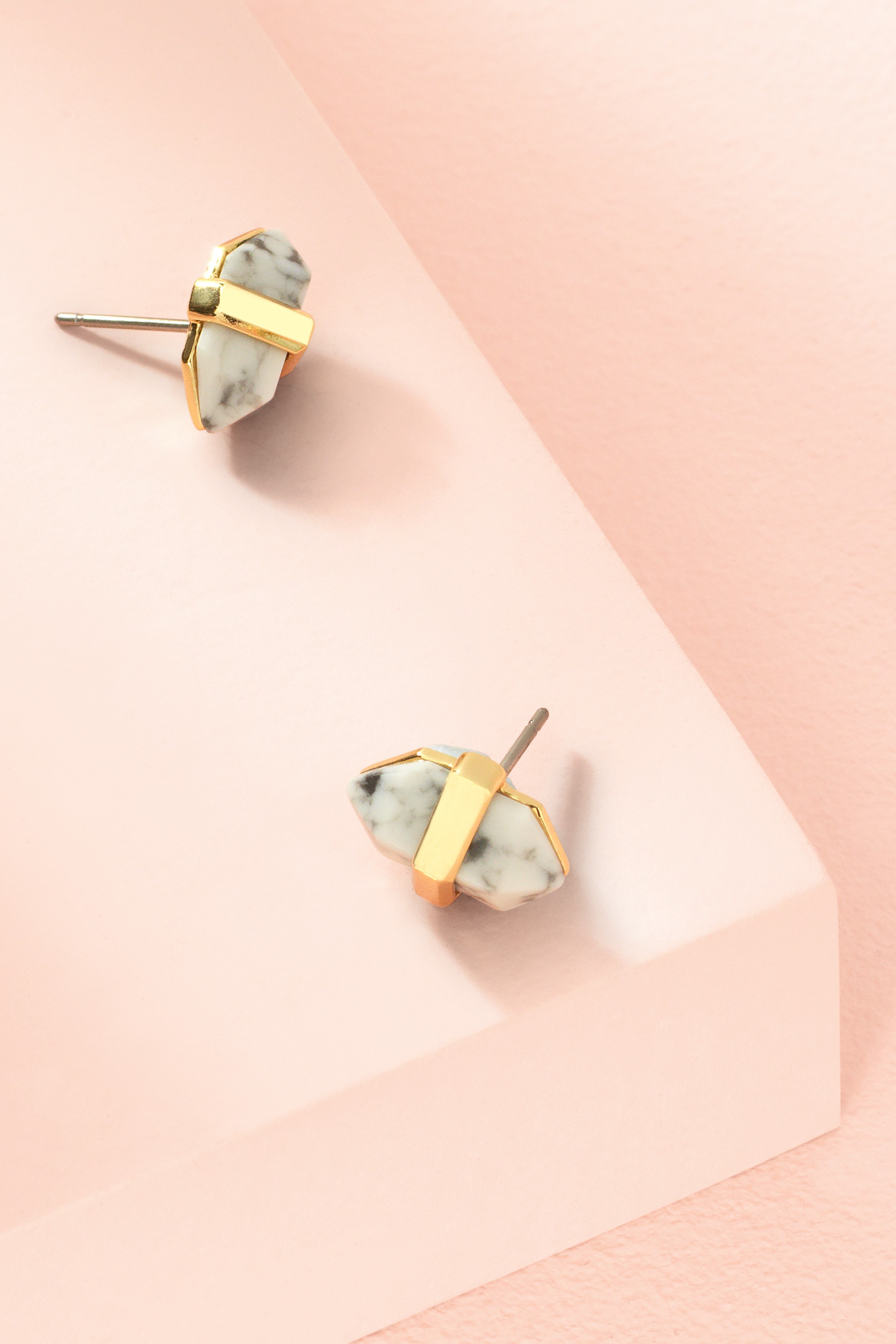 Stone Rebel Studs - Gold | Ste... | Stella & Dot (US)