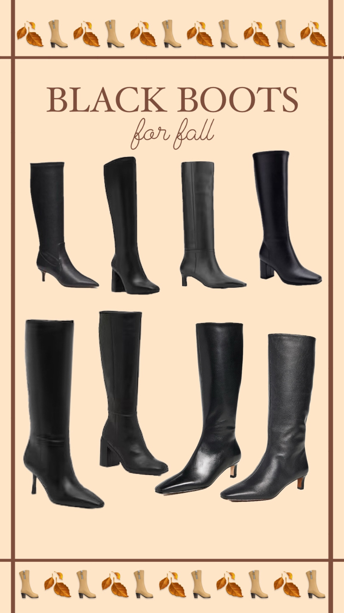 round up of cutie black boots for fall and winter! 🍂👢✨

#LTKFallSale #LTKStyleTip #LTKSeasonal