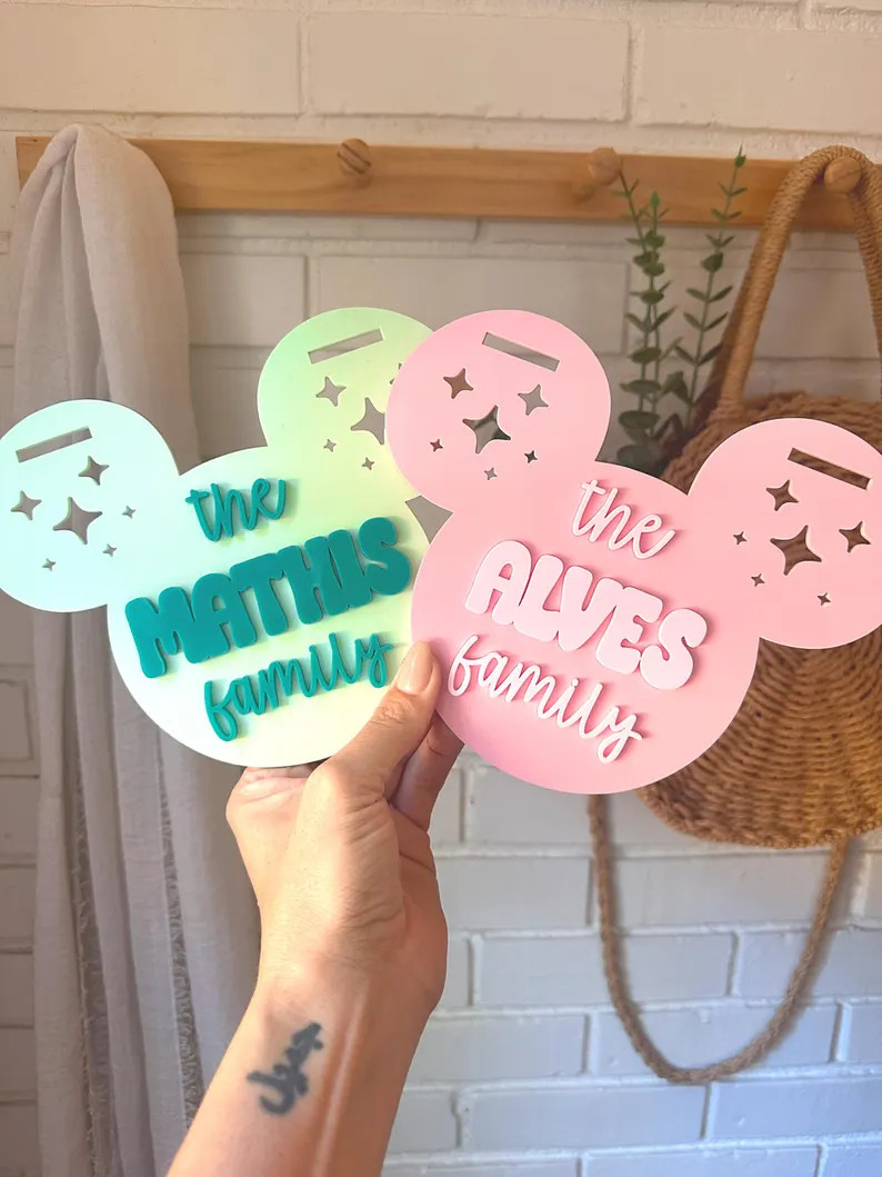 Mouse Stroller Tag, Stroller Sign - Etsy | Etsy (US)