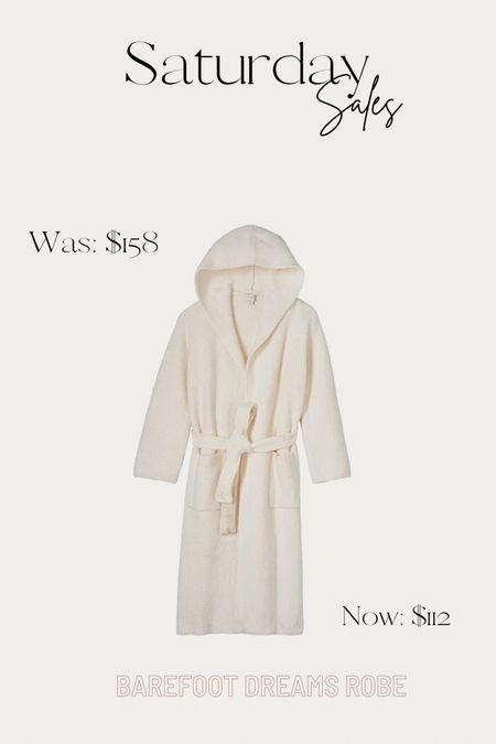 Saturday Sales: the softest robe you’ll ever own! And it’s on sale! Multiple colors too! #Barefootdreams 

#LTKsalealert #LTKstyletip #LTKSale