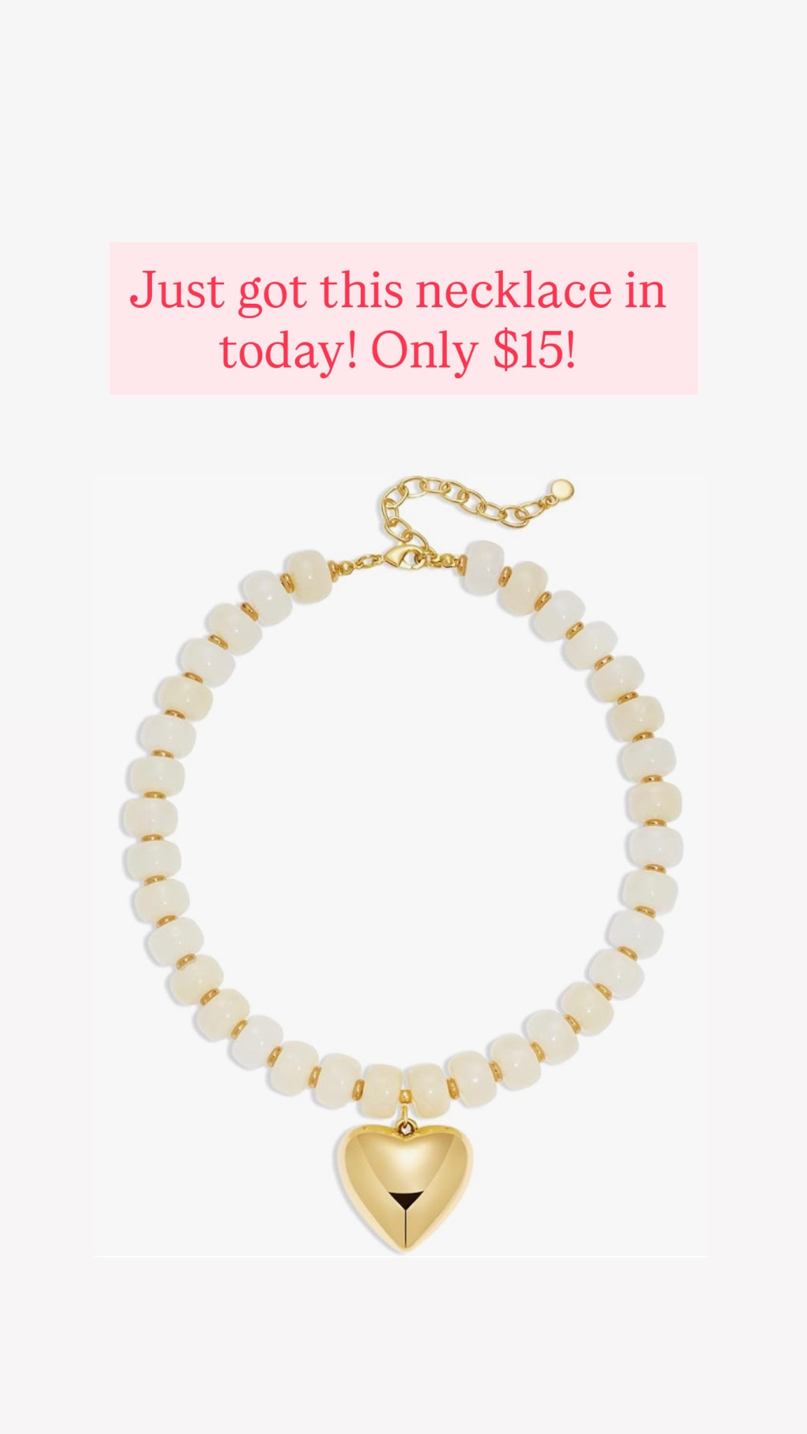 Amazon find! How cute is this heart necklace!

#LTKootd