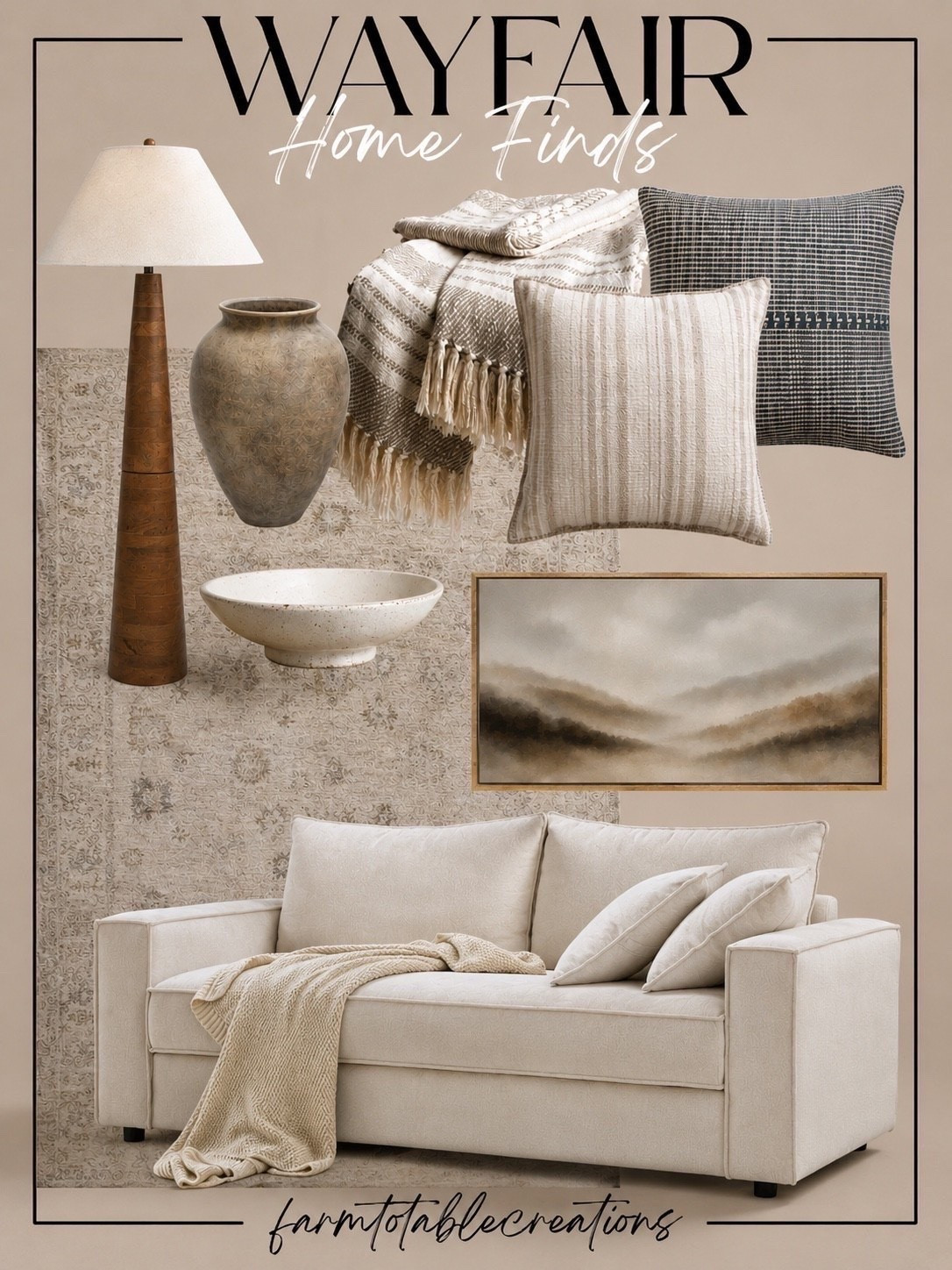 Wayfair Home Finds

Follow @farmtotablecreations on Instagram for more home finds and styling inspiration.

These Wayfair finds make it easy to create a warm, timeless home with layers of texture, soft neutrals, and classic pieces you’ll love for years to come. From cozy textiles to beautiful lighting and versatile furniture, these are the kinds of staples that instantly make a space feel finished.

#wayfairfinds #homedecor #livingroomdecor #neutralhome #cozyhome

#LTKHome #LTKSaleAlert