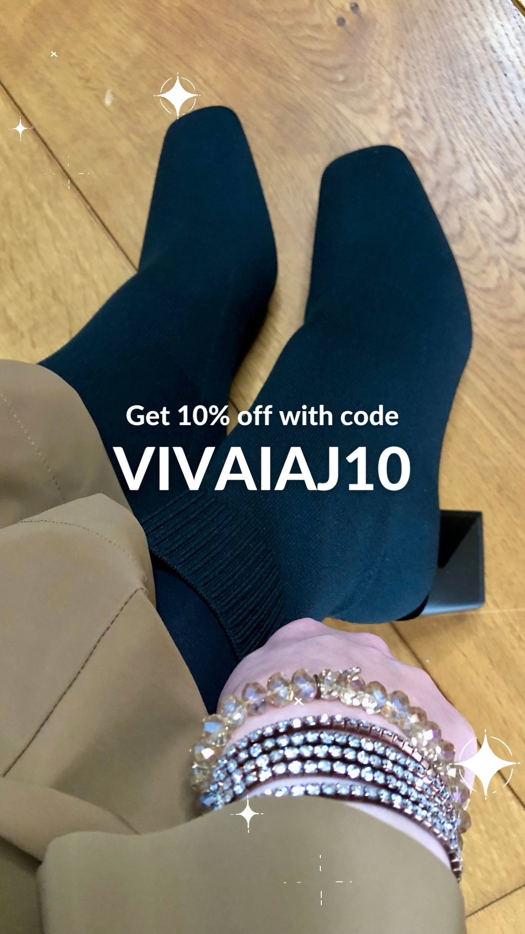 These fabulous Regina ankle boots by Vivaia are knitted from PET bottles that were discarded in the ocean. What a clever way to repurpose material that would otherwise just float there destroying marine life ♻️

Besides them looking incredibly stylish, they are comfy too. The heel is just my hight, 5.5cm/2.16” because nobody has time for uncomfortable footwear. The material is also water-repellent, which is perfect for the Dutch weather ☔️💦

Regina boot is true to size, I’m wearing EU37/UK4/US6.5.

I really like that the boots have a smooth anti-slip rubber sole. You know that I cycle a lot so secure soles are a must for me. I already have hundreds of styling ideas in mind so consider this a fair warning that these boots will be my wardrobe staple. 

Get 10% off with my code
✨ VIVAIAJ10 ✨

Sock Boots, Ankle Boots, Knitted Boots, Square Toe Boots, Recycled Materials, Water Repellent, Block Heel, Black Boots, Shoes For Work

#vivaia  #vpurpose #vivaiaonmyway 


#LTKstyletip #LTKworkwear #LTKshoecrush