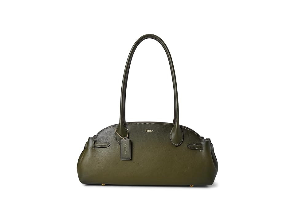 COACH Empire Carryall Bag 34 Satchel Women's Handbags Olive, Leather | Zappos