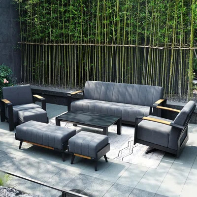 Caggiano 9 - Person Seating Group with Cushions | Wayfair North America
