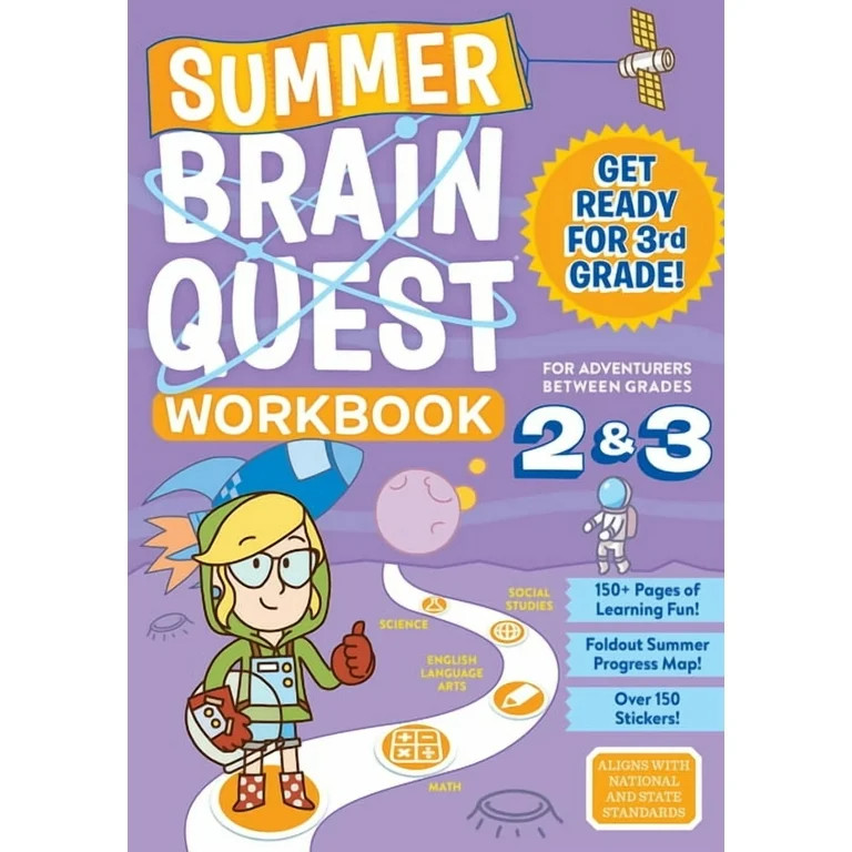 Summer Brain Quest: Between Grades 2 & 3 - Paperback | Walmart (US)