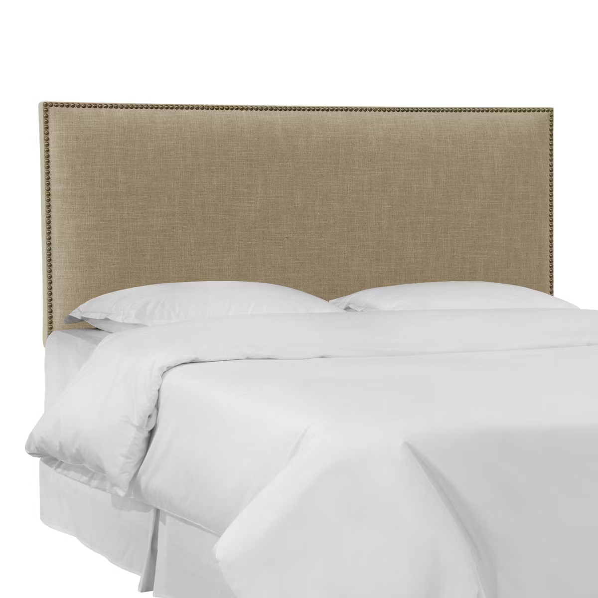 Skyline Furniture Arcadia Nailbutton Linen Headboard | Target