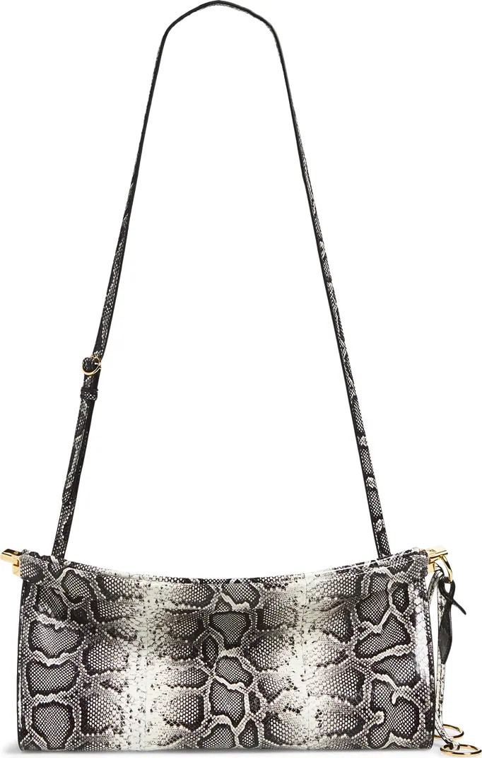Medium Le Click Genuine Snakeskin East/West Shoulder Bag | Nordstrom