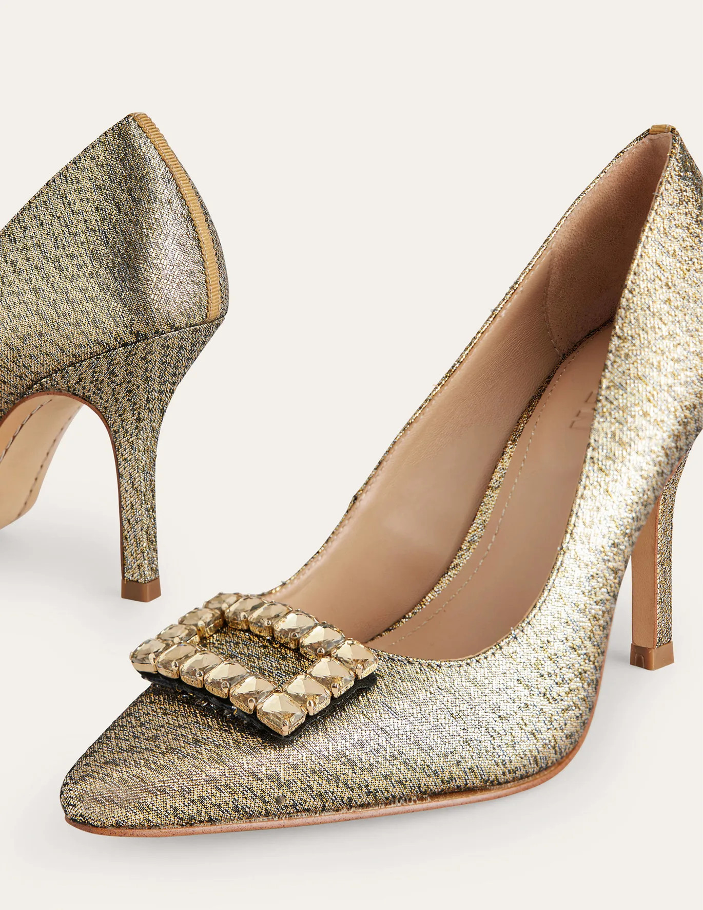 Jewelled Heeled Court Shoes | Boden (US)