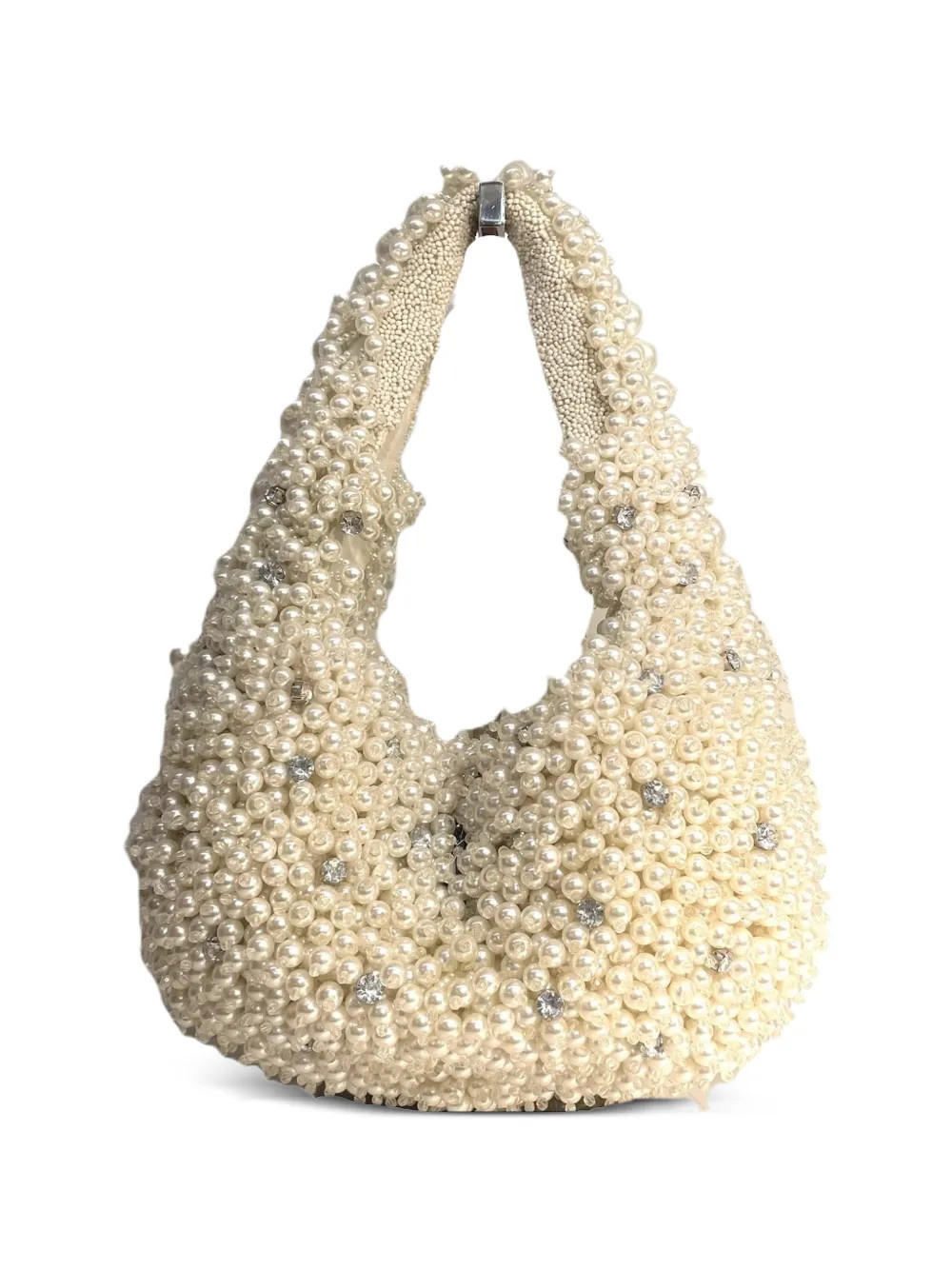 Kurt Geiger London pearl embellished tote bag - Neutrals | Farfetch Global