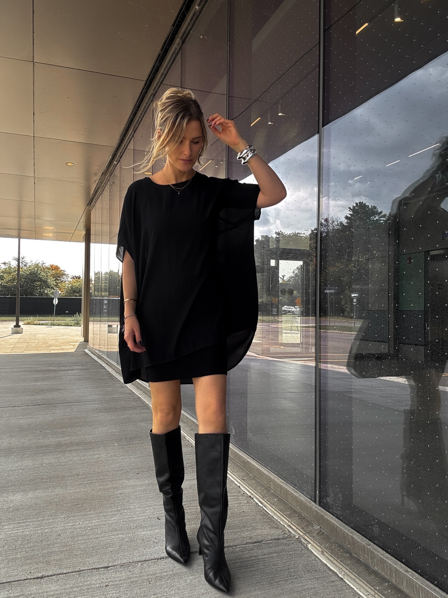 Shopped my closet for this one but linking similar below & my exact bangles

Dress is old F21
Boots are old Zara 


#LTKTall #LTKSeasonal #LTKStyleTip