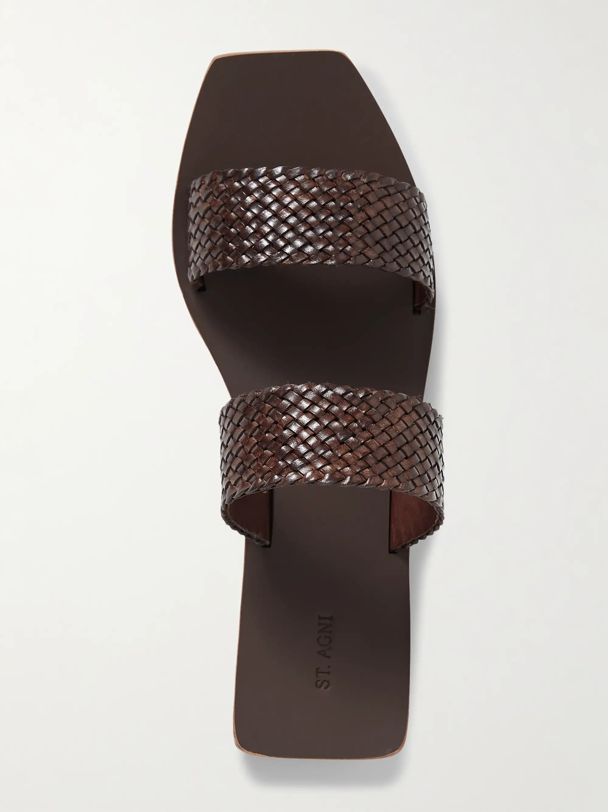 Clea woven leather slides | NET-A-PORTER (US)