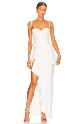 Katie May Eros Gown in Ivory from Revolve.com | Revolve Clothing (Global)
