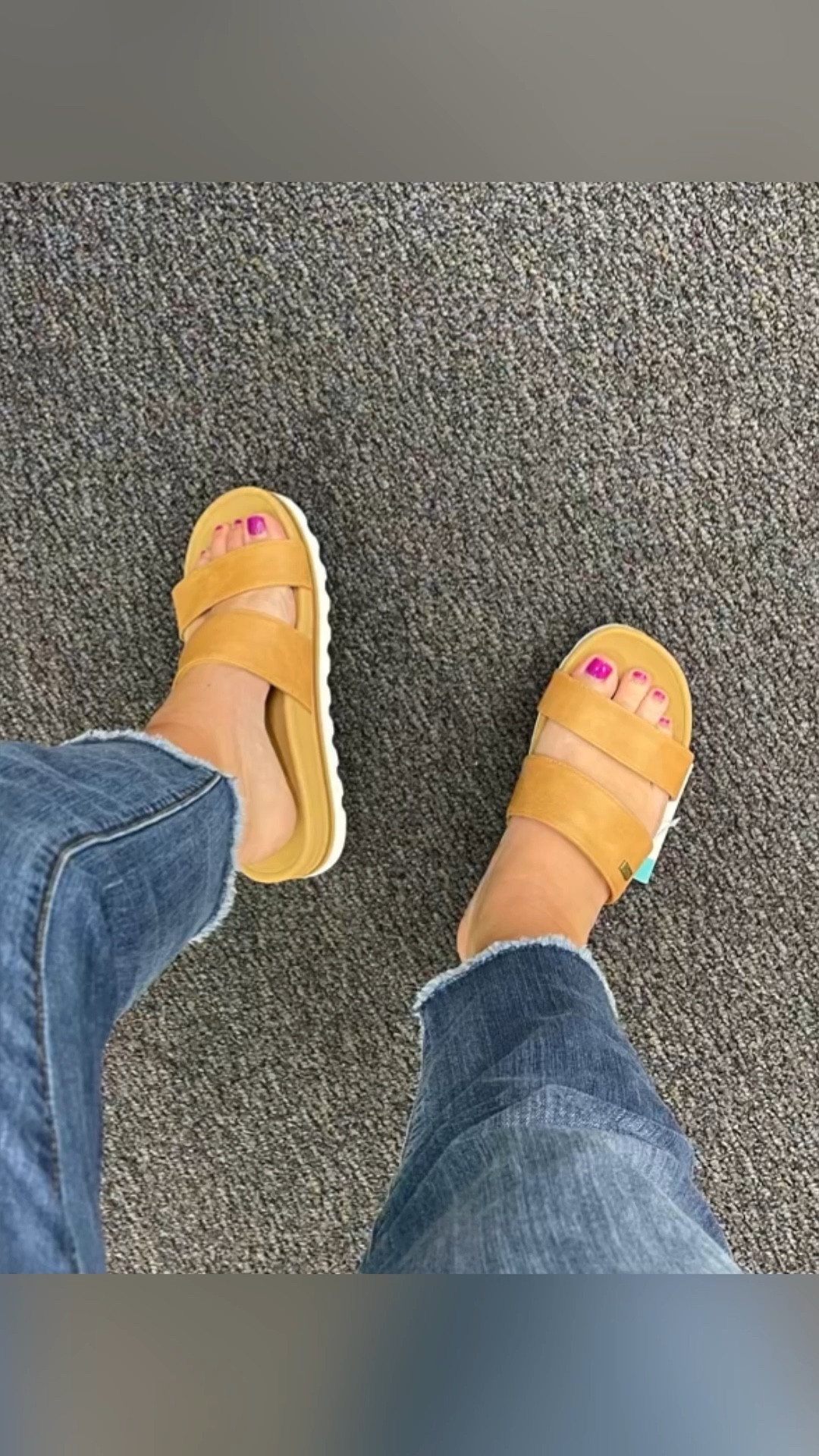 White or tan?  Which reef platform slip on sandals would you wear more?  I love them both!  Banded slide on sandals for summer 2023!

#LTKSeasonal #LTKshoecrush