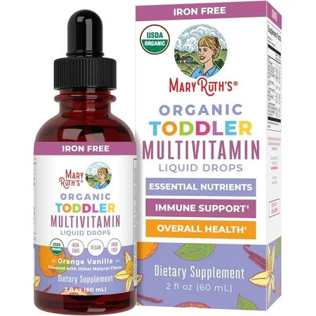 MaryRuth's Children's Organic Multivitamin Liquid Drops, Immune Support for Toddlers, 2 fl oz, Unisex | Walmart (US)