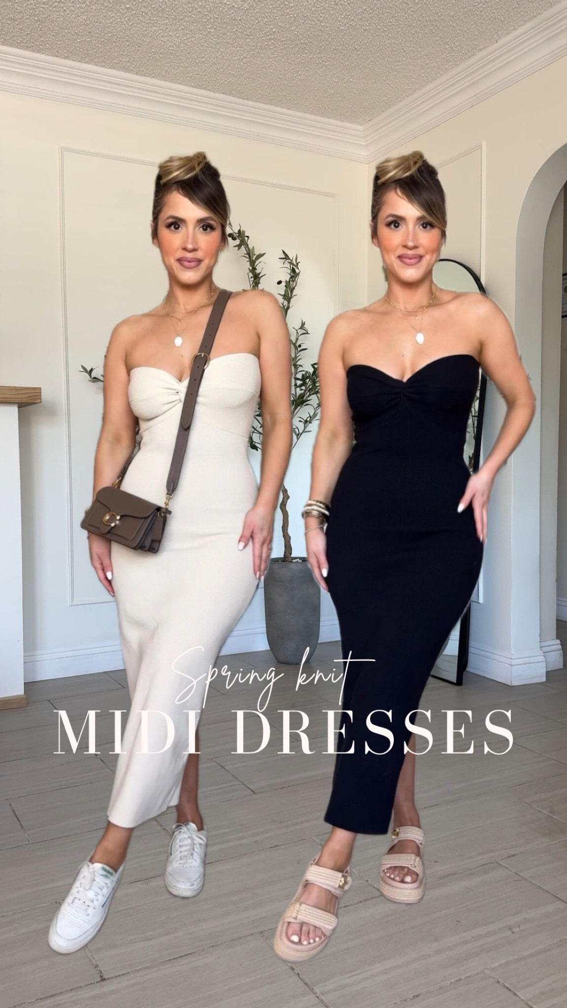 Spring must-have MIDI DRESSES from Amazon 🙌🏼 I think true like $20 ☺️

◾️ wearing SMALL in both colors (BLACK & APRICOT)
◾️I'm sorry but the cropped cardigan is discontinued from Revolve. 
◾️ button up is a medium
◾️IF you are full of chested, you're definitely gonna want the strapless bra I have linked here for you. 
◾️ Also, if you're a little fuller figured, I highly recommend you wear a longer/higher shape wear short that reaches right under your boobs for maximum comfort and support with this dress. I have one of my favorites link for you! 
◾️omg the Steve Madden sandals are beyond comfy (a little heavy but not a deal breaker). #LTKsalealert

Follow my shop @ImLola on the @shop.LTK app to shop this post and get my exclusive app-only content!

#liketkit 
@shop.ltk
https://liketk.it/4Bys6

Follow my shop @ImLola on the @shop.LTK app to shop this post and get my exclusive app-only content!

#liketkit #LTKSeasonal #LTKU #LTKU #LTKStyleTip #LTKFindsUnder50
@shop.ltk
https://liketk.it/55Wj5

#LTKFindsUnder50 #LTKU #LTKStyleTip