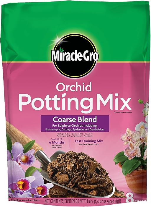 Miracle-Gro Orchid Potting Mix Coarse Blend, 8 qt. | Amazon (US)