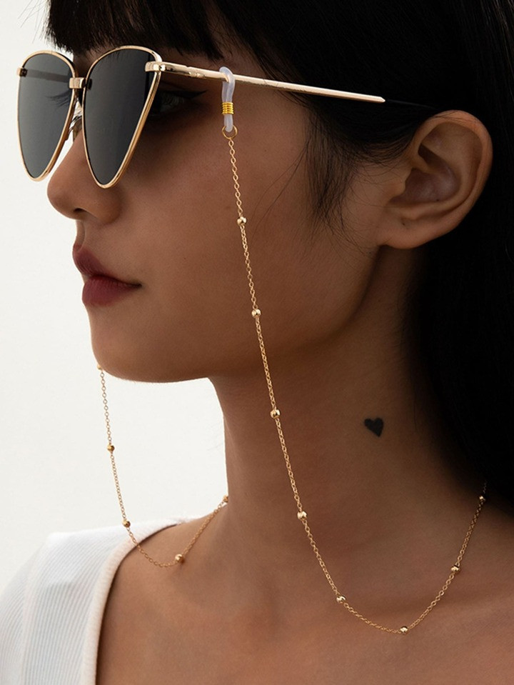 Street 1pc European And American Pearl Glasses Chain, Sunglasses Chain Accessories Non-Slip,Schoo... | SHEIN