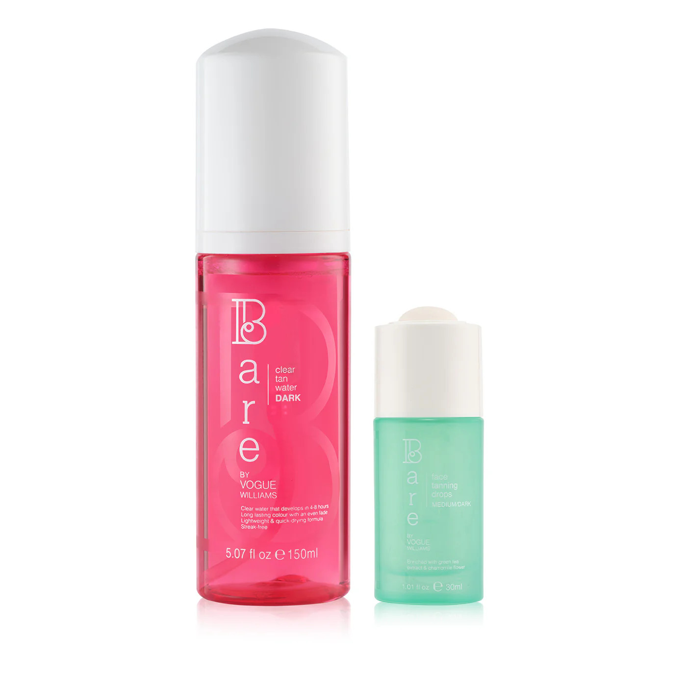 Clear Tan Water and Face Tanning Drops - Medium/Dark | Bare By Vogue(UK)