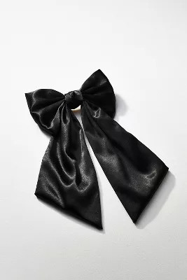 Satin Bow Hair Barrette | Anthropologie (US)