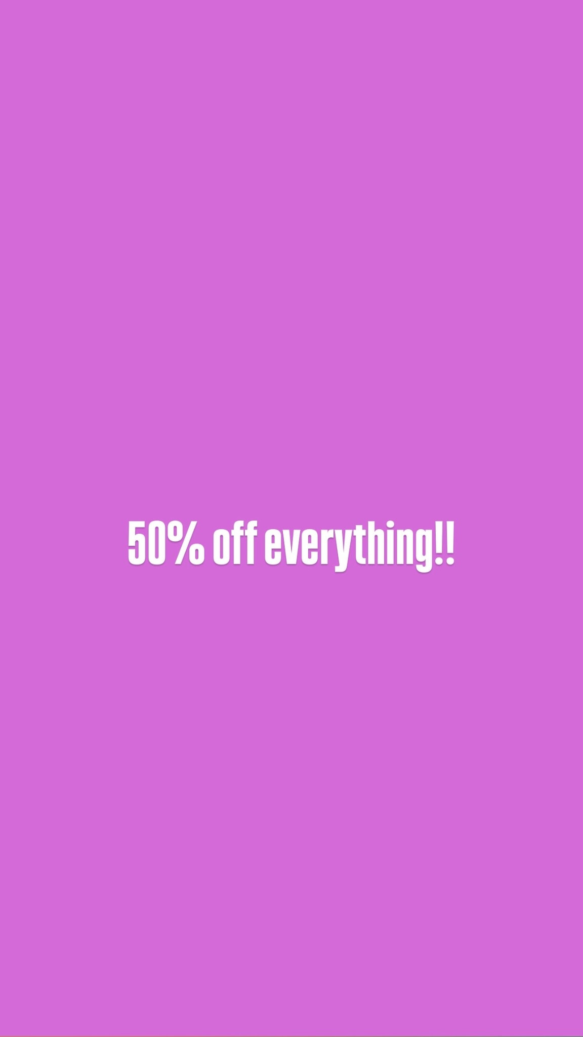 50% off EVERYTHING SITEWIDE!  

#oldnavy 
#spring 
#easteroutfit 
#easter 
#dress 
#sale
#springbreak