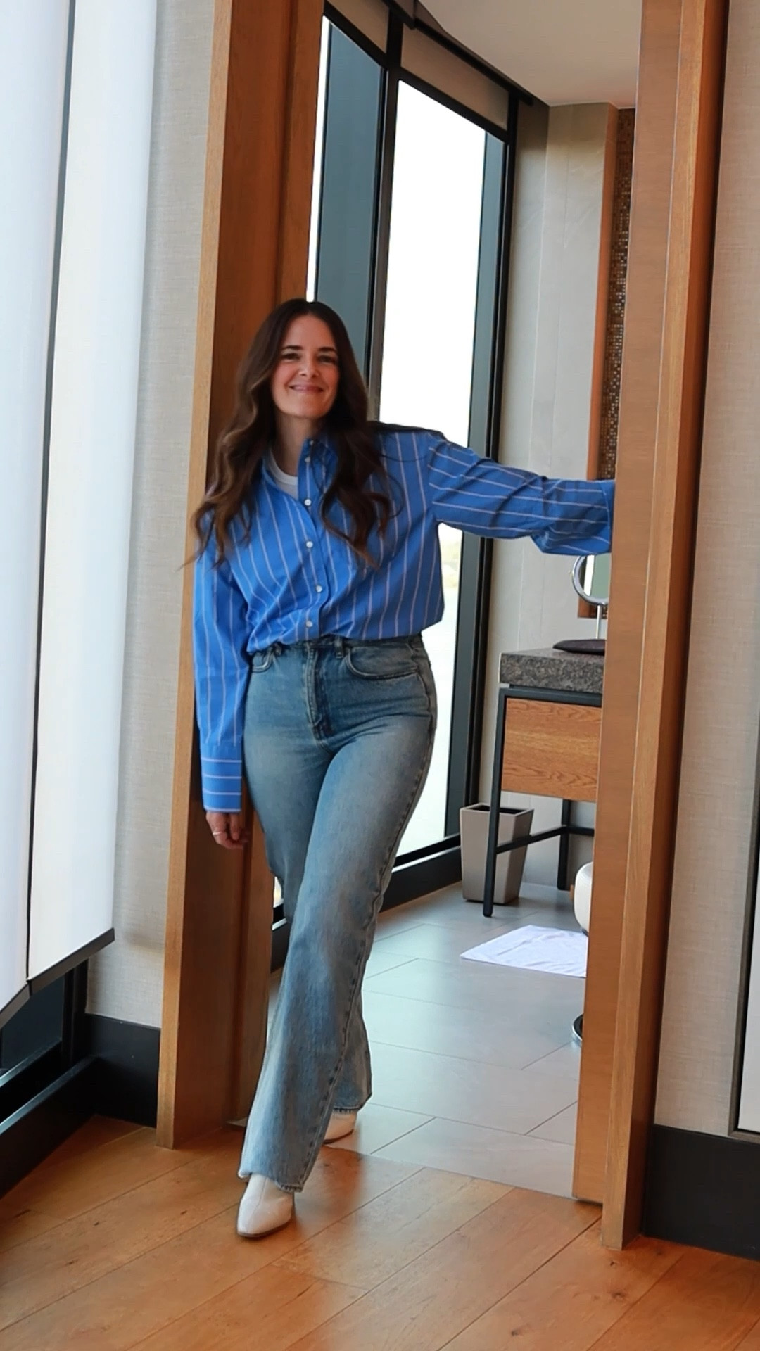 Blue on blue is a win win!! Love a blue striped shirt moment. Great for work or casual days 

#LTKstyletip #LTKaustralia #LTKspring