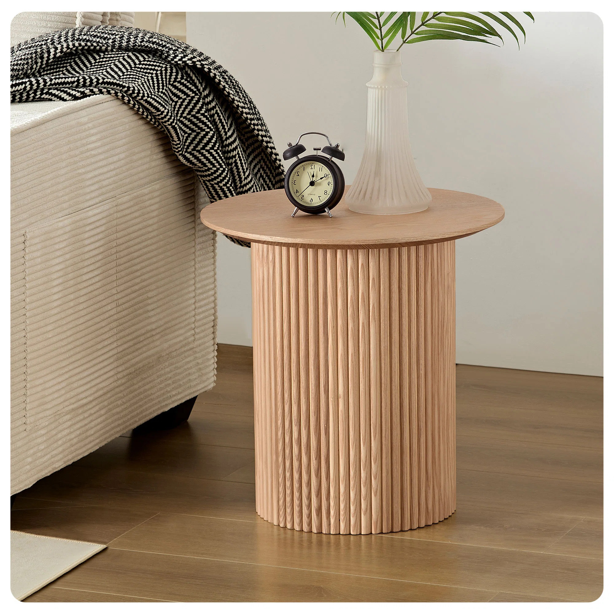Round Fluted Side Table | Wayfair North America
